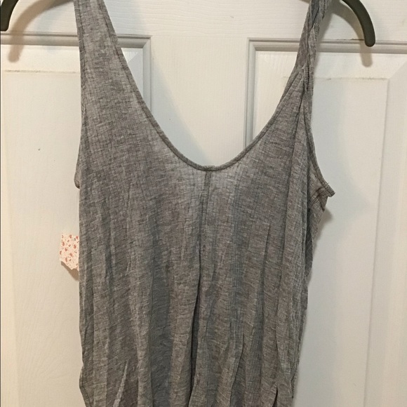 FREE PEOPLE GATHERED CROP TANK TOP - Picture 2 of 3
